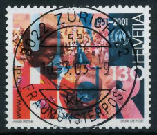 SCHWEIZ 2001 Nr 1749 Zentrisch Gestempelt X64C3EE - Usati