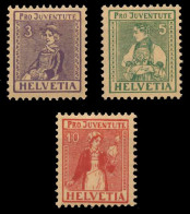 SCHWEIZ PRO JUVENTUTE Nr 133-135 Ungebraucht X6576AA - Unused Stamps