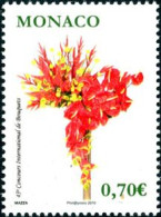 MONACO 2010 - 43ème Concours De Bouquets - 1 V. - Unused Stamps