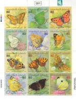 MARSHALL 2003 - C 211 - Papillons - 12 V. - Marshall Islands