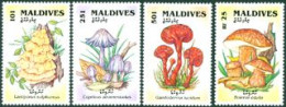 MALDIVES 1992 - Champignons - (Laetiporus) - 4  V. - Champignons