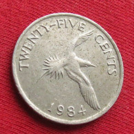 Bermuda 25 Cents 1984 KM# 18 Lt 117 Bermudes Bermudas - Bermuda