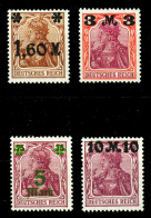 DEUTSCHES REICH 1921 INFLA Nr 154-157 Postfrisch S25964E - Unused Stamps
