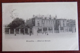 Cpa Bruxelles : Hôtel De Mérode - Monumenten, Gebouwen