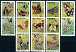 NAMIBIE 1993 - Papillons - 13 V. - Butterflies