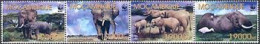 MOZAMBIQUE 2002 - W.W.F. - éléphants Des Savanes - 4 V. - Unused Stamps