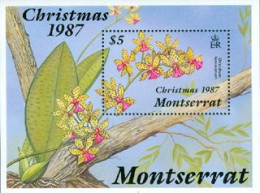 MONTSERRAT 1987 - Noël - Orchidées - BF - Orquideas