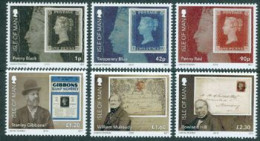 MAN 2015 - 175 Ans Du Penny Black- 6 V. - Stamps On Stamps