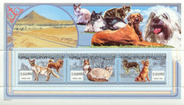 MAURITANIE 2000 - Les Chats Et Chiens - 699/701 - Bloc Collectif - Chats Domestiques