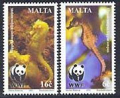 MALTE 2002 - W.W.F. - Hippocampes - 4 V. - Nuevos