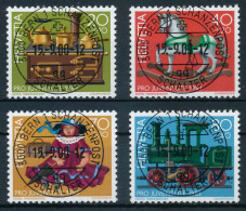 SCHWEIZ PRO JUVENTUTE Nr 1260-1263 Zentrisch Gestempelt X6AA2D2 - Used Stamps