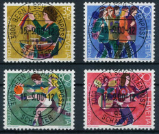 SCHWEIZ PRO JUVENTUTE Nr 1431-1434 Zentrisch Gestempelt X6AA316 - Used Stamps