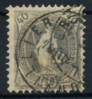 SCHWEIZ STEHENDE HELVETIA Nr 61XA Gestempelt X6AA546 - Used Stamps