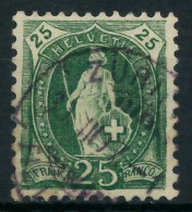 SCHWEIZ STEHENDE HELVETIA Nr 59YC Gestempelt X6B62CE - Usados