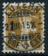 SCHWEIZ 1915 Nr 124 Zentrisch Gestempelt X6C2C62 - Used Stamps