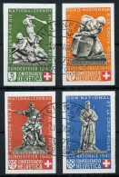 SCHWEIZ PRO PATRIA Nr 369-372 Gestempelt X6C2E4E - Usati