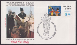 Vatican Poland 1983, Pope Voyage, Gora Sw. Anny, Special Cover - Altri & Non Classificati