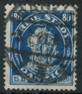 DANZIG 1921 Nr 65 Zentrisch Gestempelt X72380E - Used