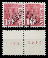 SCHWEIZ ROLLENMARKEN Nr 933yaRII Gestempelt WAAGR PAAR X73138E - Coil Stamps