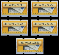 BRD BUND AUTOMATENMARKEN 2002 Nr ATM 5-1-VS2 Postfrisch X73189A - Machine Labels [ATM]