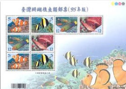 TAIWAN 2006 - Poissons - Feuillet - Nuevos