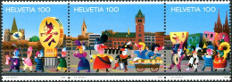 SUISSE 2010 - Carnaval De Basel - 3 V. - Unused Stamps