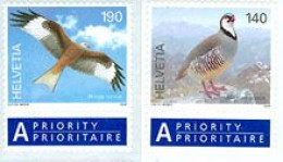 SUISSE 2009 - Perdrix Et Milan Royal - Avec Code Barre Au Verso - 2 V. - Unused Stamps
