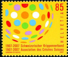 SUISSE 2007 - Association Des Crèches Suisses -  1 V. - Unused Stamps