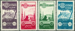 SYRIE 1955 - 50ème Anniversaire Du Rotary - 4 V.  - Siria