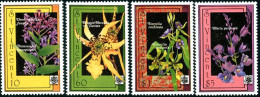 ST VINCENT 1990 - Expo'90 - Orchidées I - 4 V. (Dendrophilax) - Orquideas