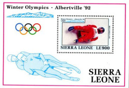 SIERRA LEONE 1992 - J.O. Albertville - Patinage - BF - Hiver 1992: Albertville