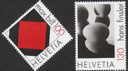 SUISSE 2008 - Art Concret - Max Bill/Hans Finsler - 2 V. - Unused Stamps