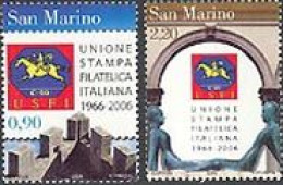 SAN MARINO 2006 - Presse Philatélique Italienne - 2 V. - Unused Stamps