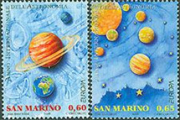 SAN MARINO 2009 - Europa - L'astronomie - 2 V. - Unused Stamps