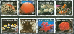 SINGAPORE 1993 - Vie Marine - Coraux - I - 8 V. - Singapore (1959-...)