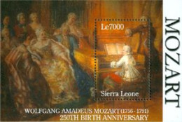 SIERRA LEONE 2007 - 250ème Anniversaire De Wolfgang Amadeus Mozart- BF - Sierra Leona (1961-...)