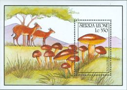 SIERRA LEONE 1992 - Champignons - Suillus Granulatus - BF - Sierra Leona (1961-...)