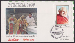 Vatican Poland 1983, Pope Voyage, KraKow, Special Cover I - Otros & Sin Clasificación