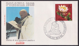 Vatican Poland 1983, Pope Voyage, Lublin, Special Cover - Altri & Non Classificati