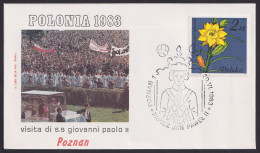 Vatican Poland 1983, Pope Voyage, Poznan, Special Cover - Andere & Zonder Classificatie