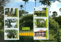 GHANA 2007 - Jardins Botaniques D'Aburi - Arbres - 6 V. émises En Feuillet - Árboles