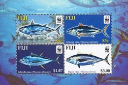 FIDJI 2004 - WWF - Poissons- Thons Du Pacifique - Bloc - Peces