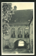 AK Weesenstein, Innerer Schlosshof  - Weesenstein A. D. Mueglitz