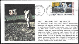 US Space FDC Cover 1969. "Apollo 11" 1st Man On The Moon. Neil Armstrong - USA