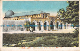 R089153 Jerusalem. General View Of The El Aksa. Mosque. The Cairo Postcard Trust - Monde