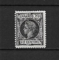 LOTE 2175 A  ///  FERNANDO POO 1900   EDIFIL Nº: 119 **MNH  NEGRO    ¡¡¡  OFERTA - LIQUIDATION - JE LIQUIDE !!! - Fernando Poo