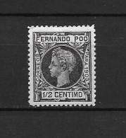 LOTE 2175 A  ///  FERNANDO POO 1900   EDIFIL Nº: 119 **MNH  NEGRO    ¡¡¡  OFERTA - LIQUIDATION - JE LIQUIDE !!! - Fernando Poo