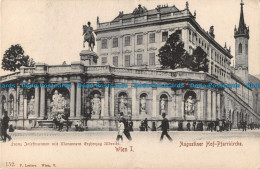 R089285 Augustiner Hof Pfarrkirche. Wien I. P. Lecierc. Franz Josefbrunnen Mit M - World