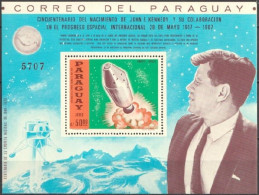 Paraguay 1967, 50Th Kennedy, BF - Kennedy (John F.)