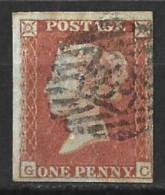 GB.....QUEEN VICTORIA..(1837-01..)...." 1841.."...1d....RED BROWN...3 MARGIN......(CAT.VAL.£35...)......USED..... - Gebraucht